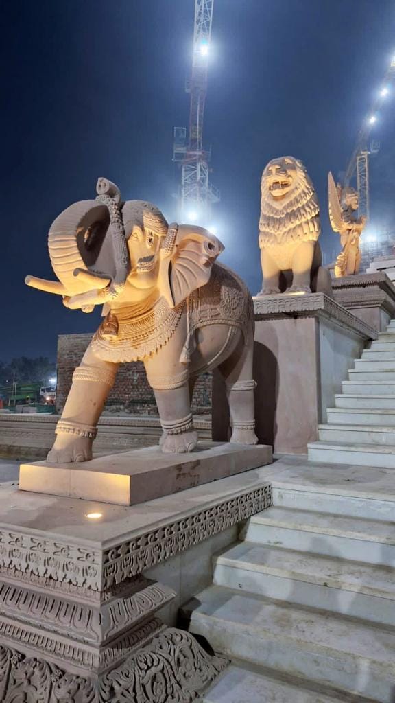 Ayodhya Ram Mandir : New pics of Ram temple of Ayodhya.