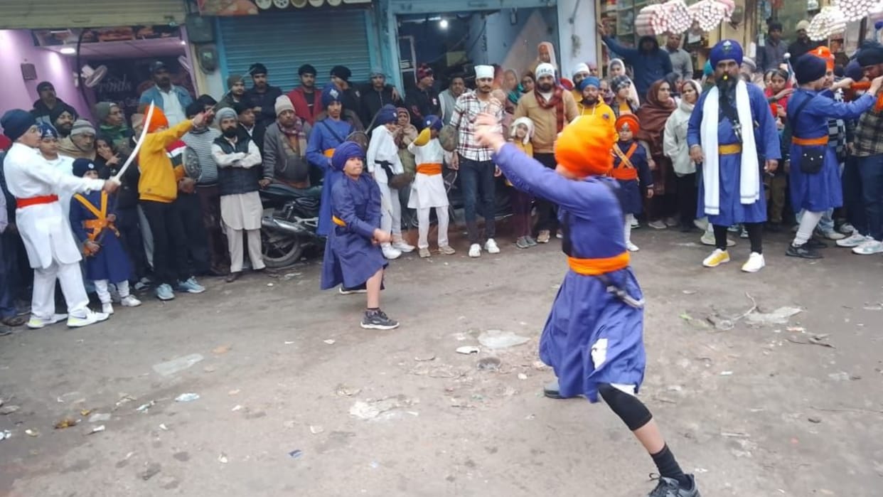 Narnaul: Procession taken out on the Prakash Utsav of Guru Gobind Singh Ji