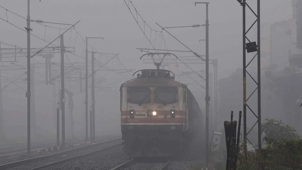 Dense fog and cold continue in Haryana