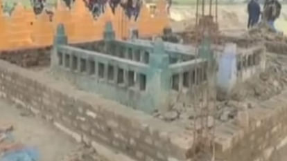 Tension between two communities regarding construction of tomb