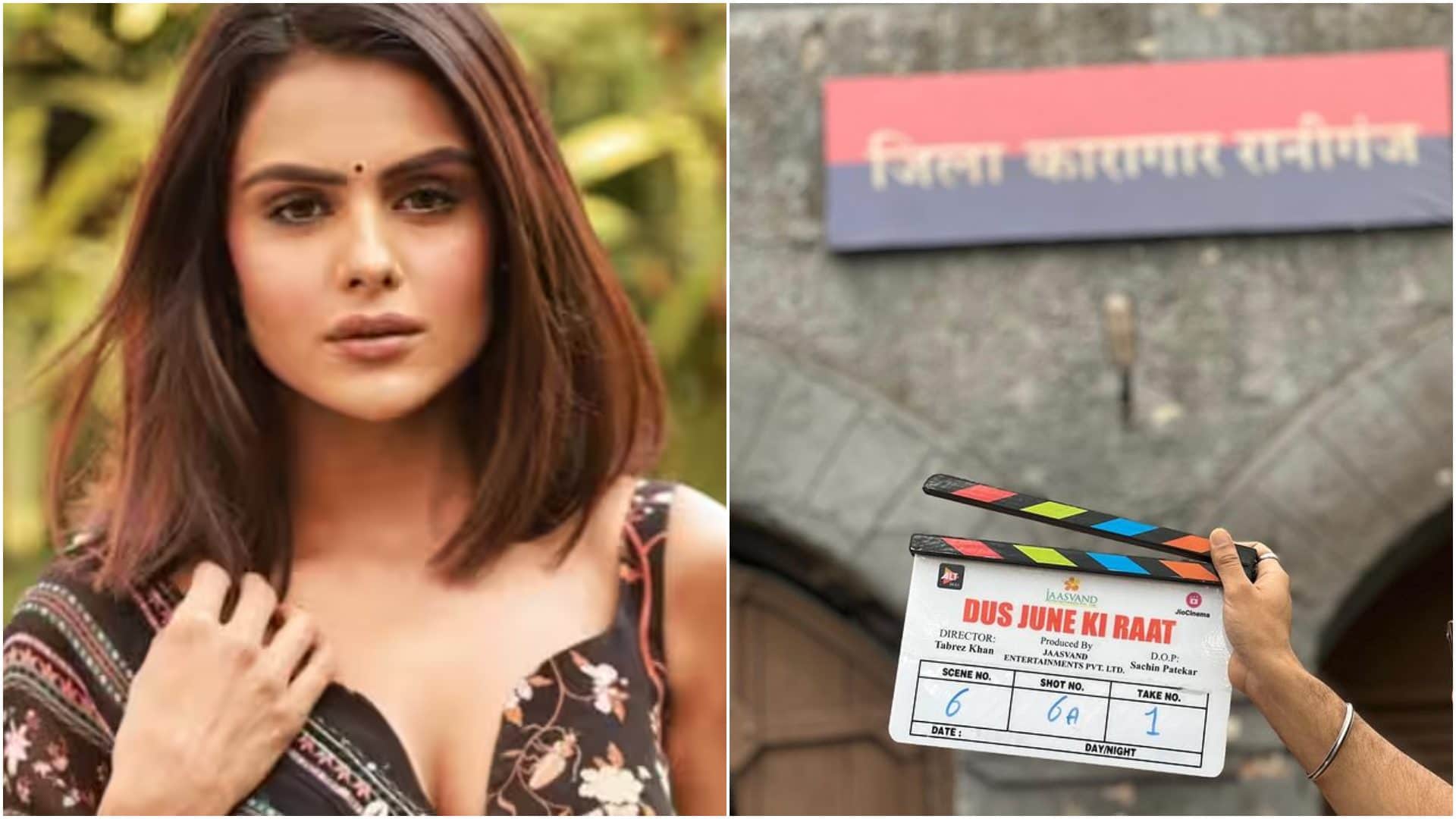 Priyanka Chahar Choudhary start shooting for Ektaa Kapoor upcoming series Dus June Ki Raat with Tusshar Kapoor