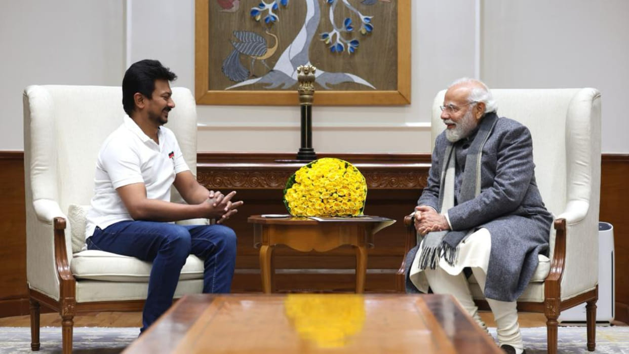 Udhayanidhi Stalin calls on PM Modi; seeks funds for flood relief in Tamil Nadu