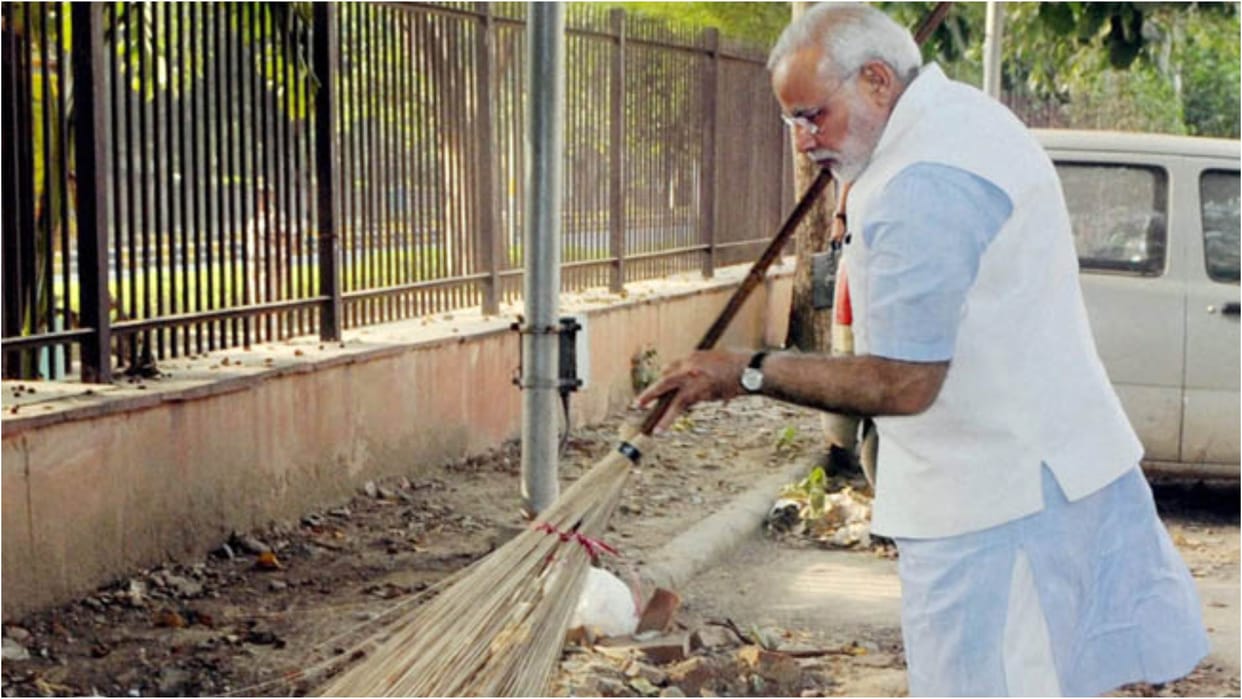 BJP workers will run a cleanliness campaign in all temples, and religious places across the nation