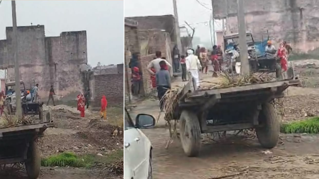 Shamli: Fight between two parties, chased and beaten, video viral on social media