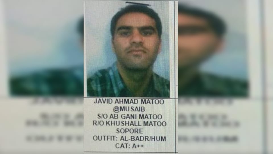 Hizbul terrorist Mattu remained evading security forces for thirteen years