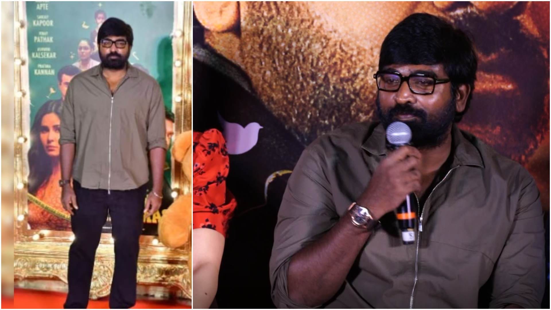 pc of film merry christmas with katrina kaif vijay sethupathi Sanjay Kapoor and director sriram raghavan