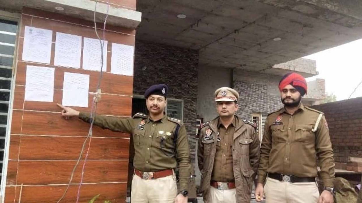 Property of two drug smugglers seized in Bathinda