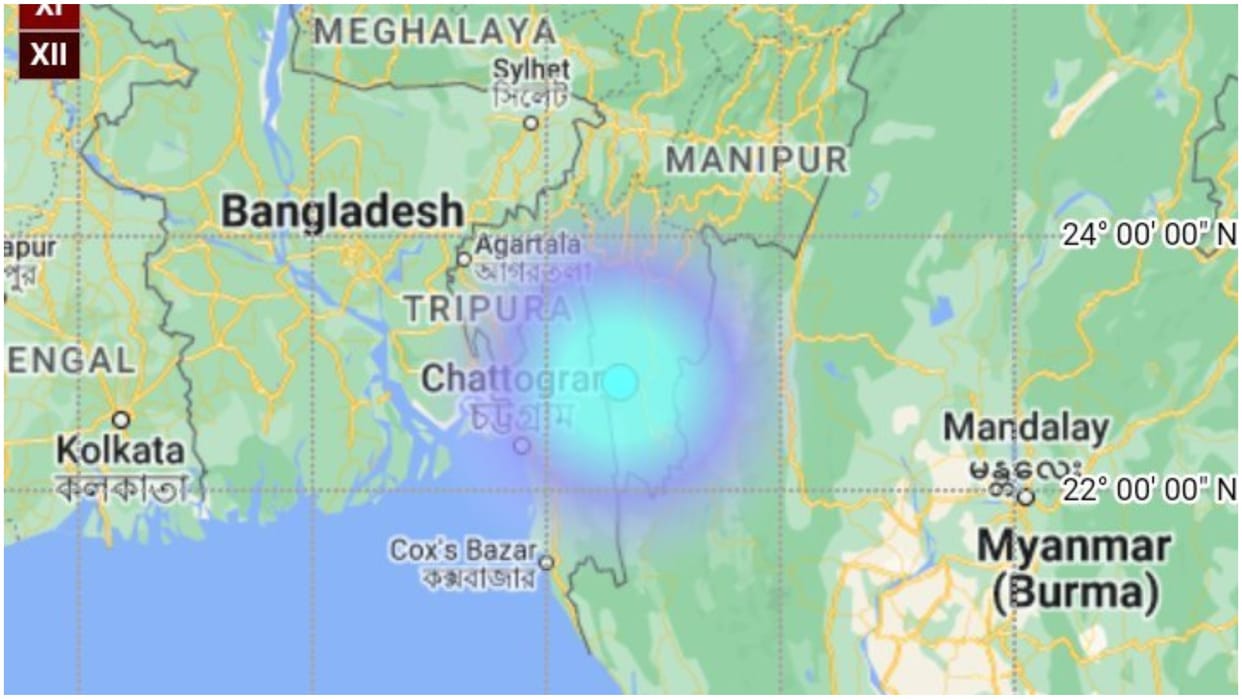 Earthquake strikes Lunglei Mizoram National Center for Seismology Know all about it