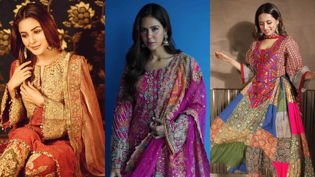 Lohri 2024 trendy Punjabi suit for lohri festival inspired by Shehnaaz gill to sonam bajwa