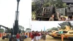 Exhibition of weapons in Know your Army Mela in Lucknow.