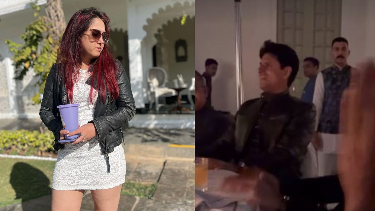 Ira Nupur Wedding couple reached Udaipur for traditional wedding shikhare was seen singing a song for Wife