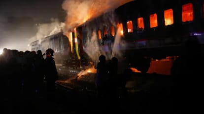 bangladesh opposition party bnp said train fire sabotage demand un probe amid general election