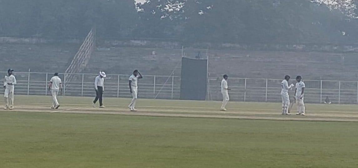 Ranji Trophy Match; Mumbai vs Bihar team match at Moinul Haq Stadium, 4th day, 2nd innings
