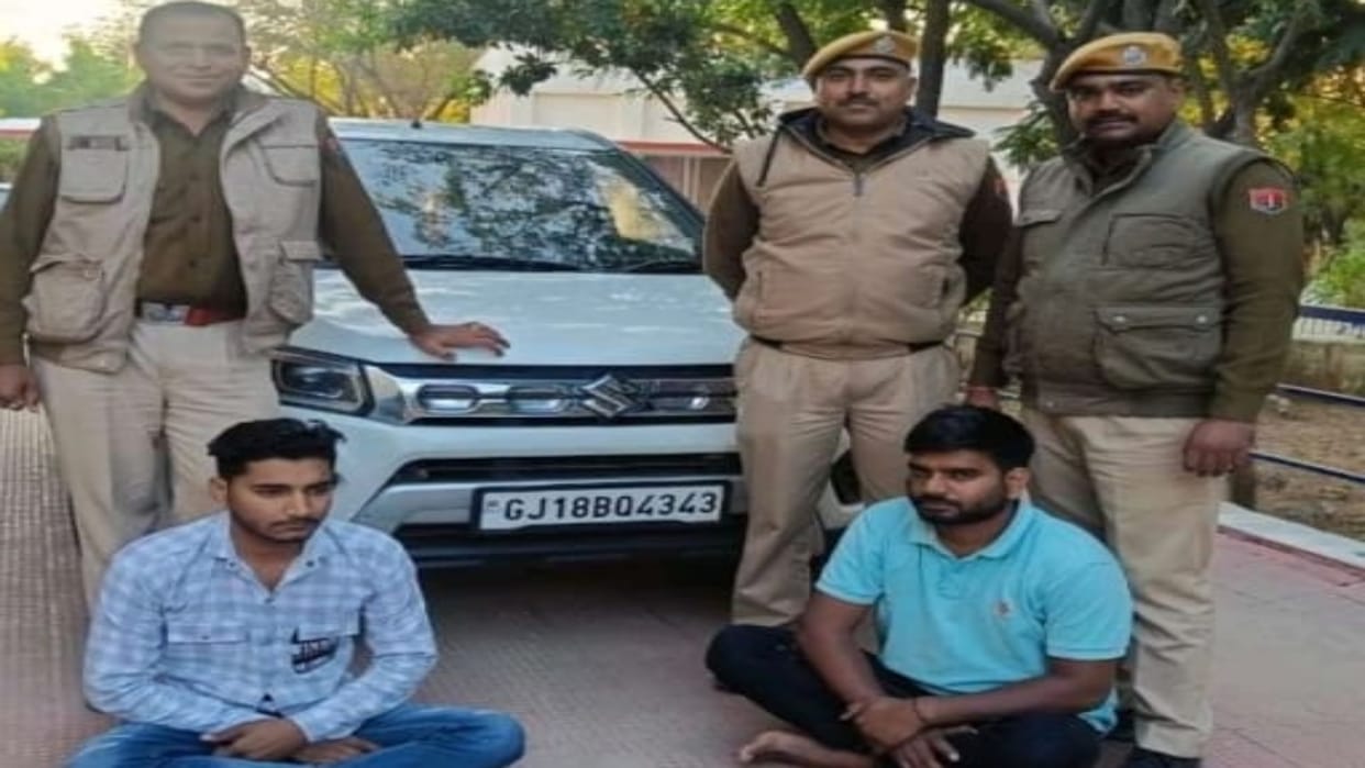 Sirohi Crime 164 pavs of English liquor being sent to Gujarat seized two people arrested