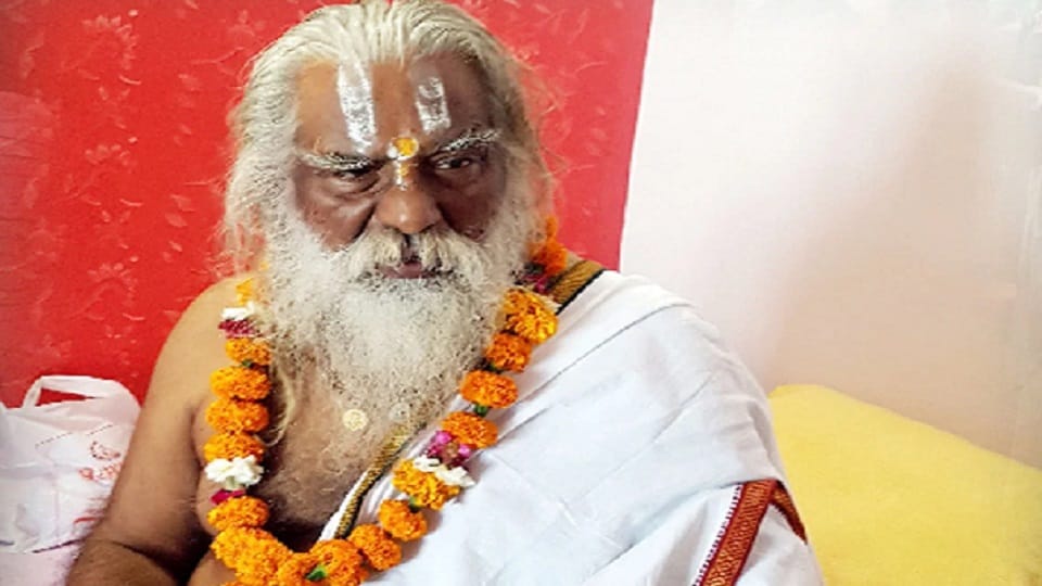 Nritya Gopal Das smiles after hearing about the temple.