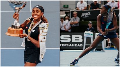 Coco Gauff becomes champion second consecutive time in Auckland Classic defeats Ukraine Elina Svitolina