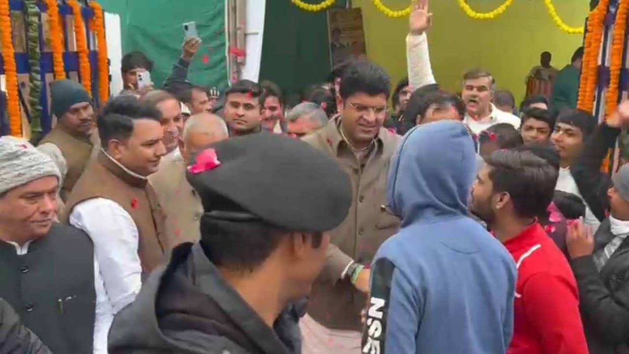 Deputy CM Dushyant Chautala reached Sonipat