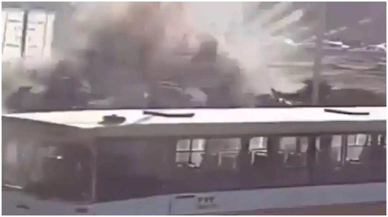 iran twin blast: Video Shows Moment Bomb Blast Ripped Through Busy Iran Street,