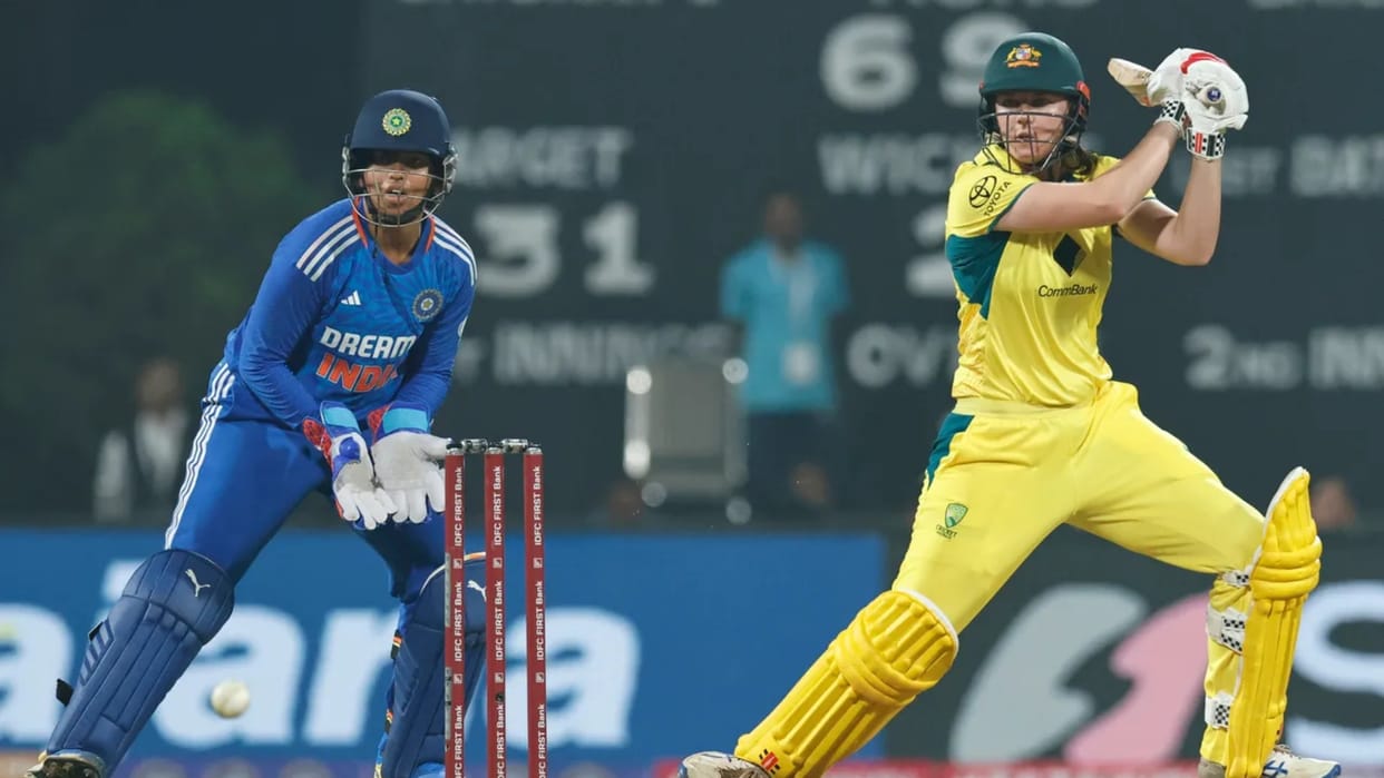 IND W vs AUS W T20 Live Score: India vs Australia Women's Cricket Scorecard Results Updates in Hindi