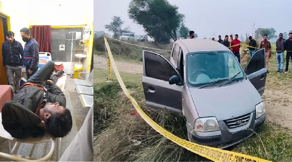 Businessman kidnapping case, Main conspirator's encounter with police, injured by bullet in leg, admitted to h