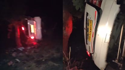 Lucknow: बेकाबू होकर पेड़ से टकराई कार, हादसे में डॉक्टर-इंजीनियर की मौत, तीन घायल Two died in an accident in cantt Lucknow.