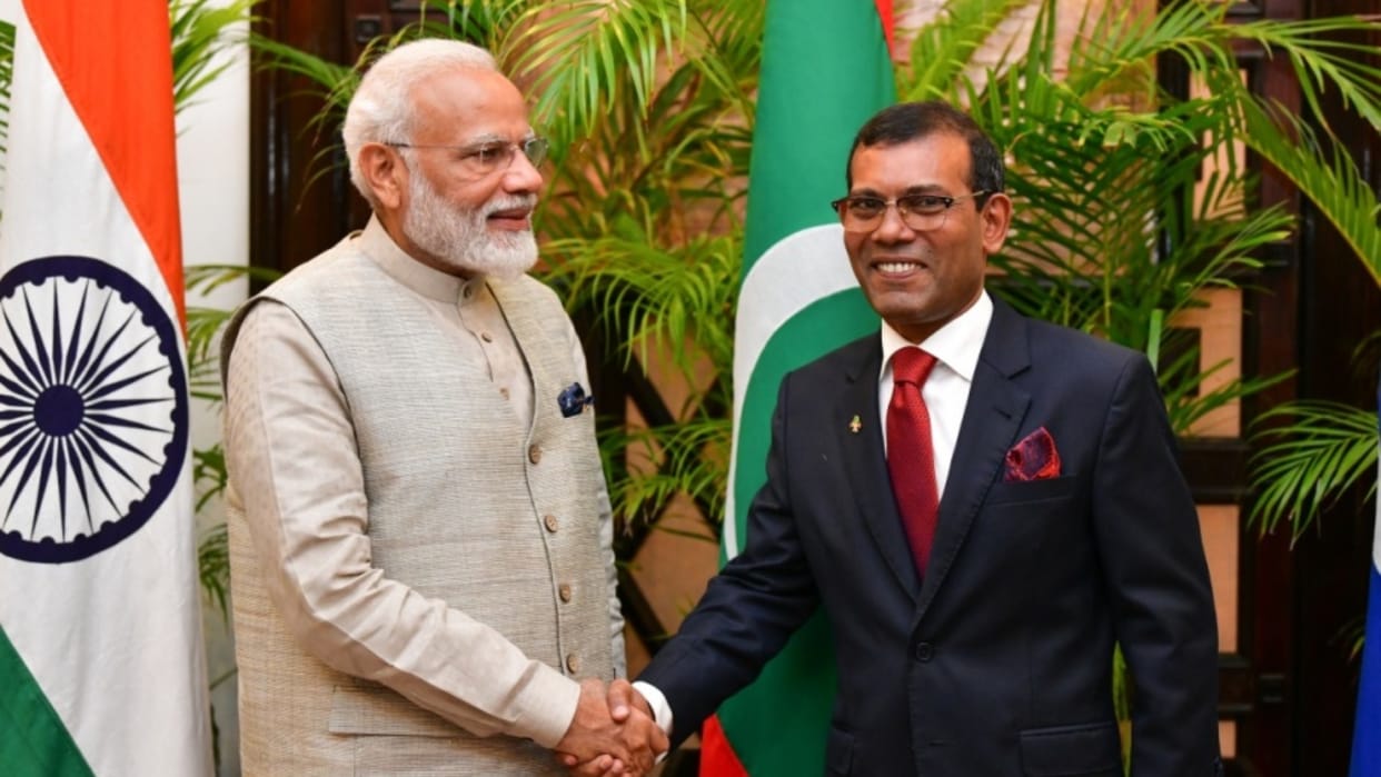maldives former president mohamed nasheed slam minister for post against pm modi