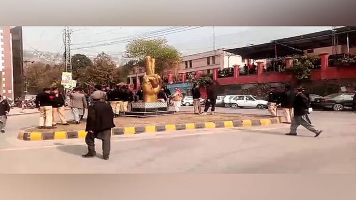 Due to shortage of essential things in POK people life has become difficult, protests taking place