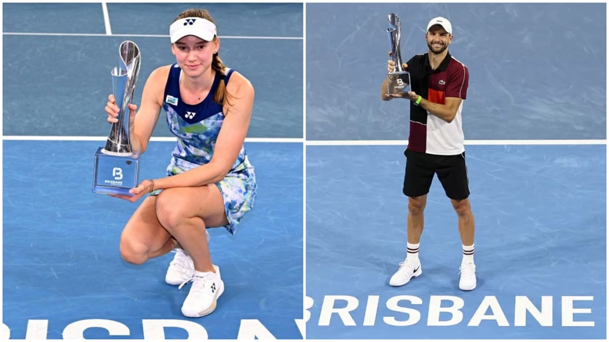 Brisbane International Rybakina beats Sabalenka to win title Grigor Dimitrov becomes champion among men