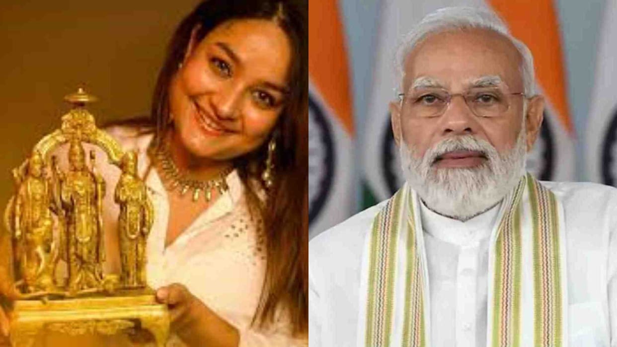 Prime Minister Modi praised Shivpuri singer Swasti after listening to her bhajan.