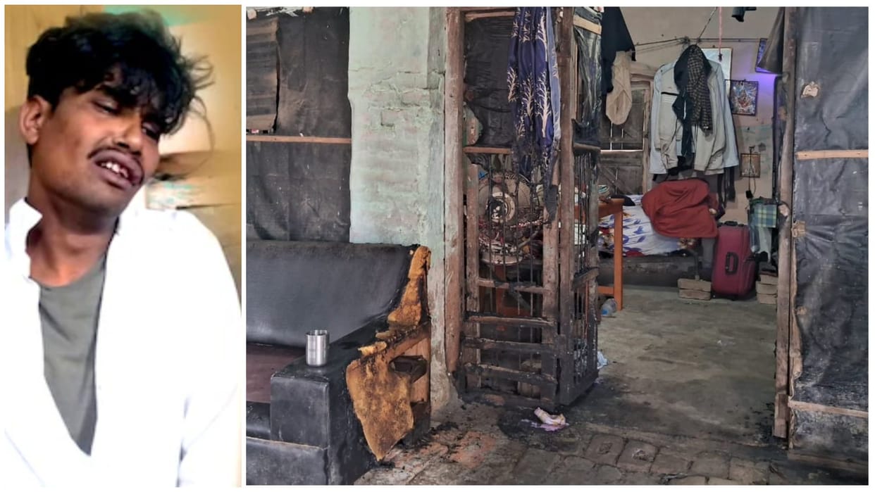 accused arrested who set fire to the police station in darbhanga.bihar Police will be punished for negligence