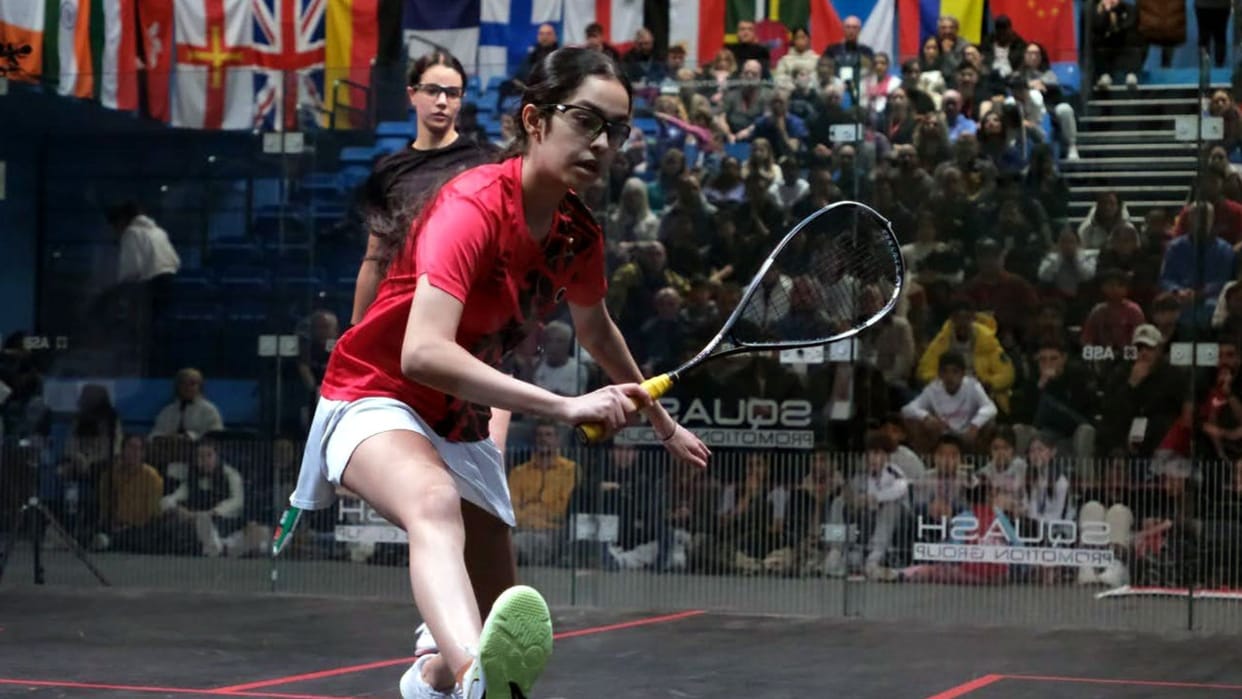 Squash 15 year old Anahat Singh runner-up in 2024 British Junior Open Squash lost in the final