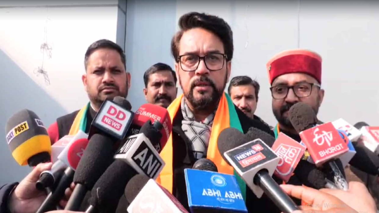 Anurag Thakur said  It is the habit of Trinamool Congress to attack independent investigative agencies.