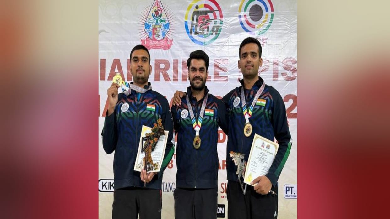 Shooter Varun Tomar has won gold medal in Asia Olympic qualification match in Jakarta