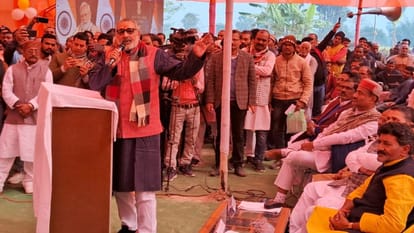 Bihar: Giriraj Singh says Sanatan's opponents should drown and die, RJD is conspiring to spread unrest