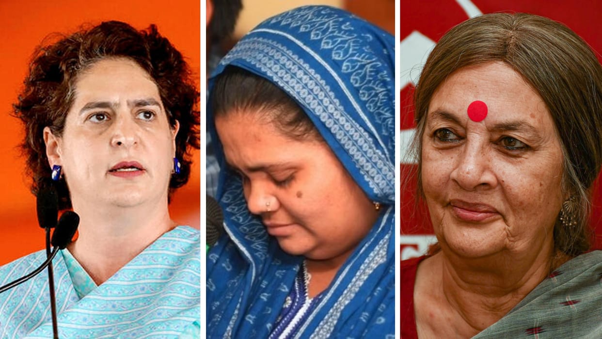 supreme court verdict on bilkis bano case political reactions priyanka gandhi brinda karat target bjp