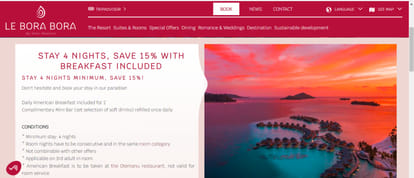 Maldivian leader shared Sunset in Bora Bora shared as in Maldives with fake claim