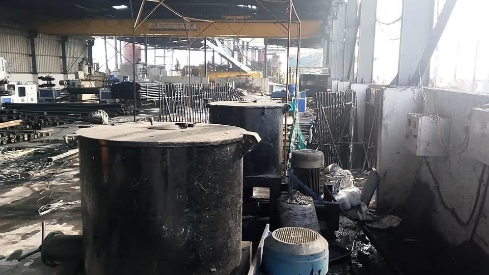 Fire breaks out in furniture factory loss of more than Rs 10 crore in Bemetra