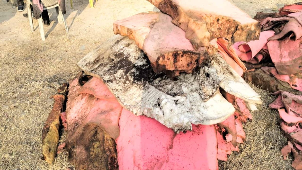 fire in furniture industry, electrical equipment of six houses also burnt