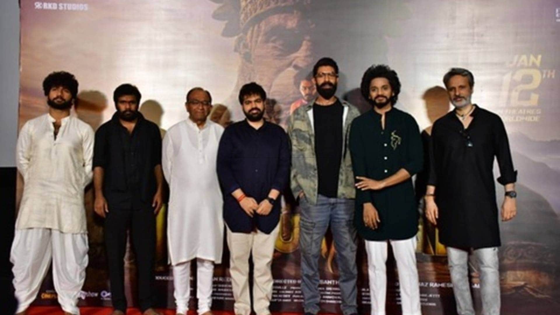 Hanuman Starcast Rana Daggubati Teja Sajja won hearts by reaching stage barefoot press conference was weak