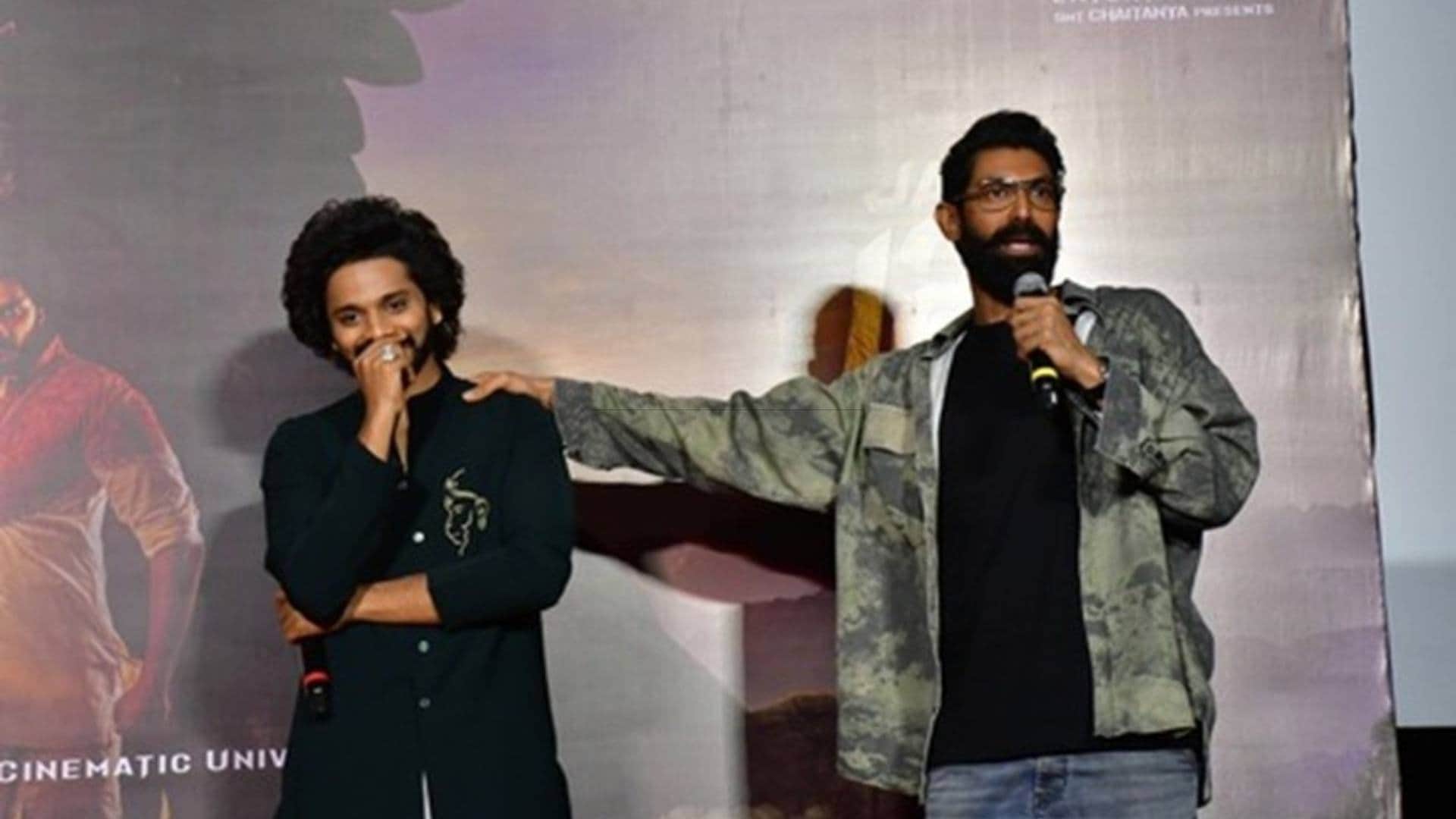 Hanuman Starcast Rana Daggubati Teja Sajja won hearts by reaching stage barefoot press conference was weak