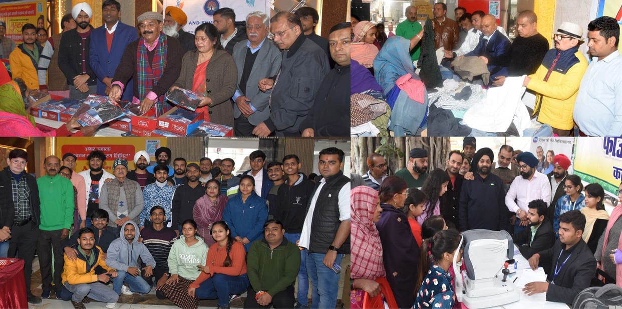 Amar Ujala Muskaan Vastr Shivir,  more than a thousand needy people themselves liked the clothes