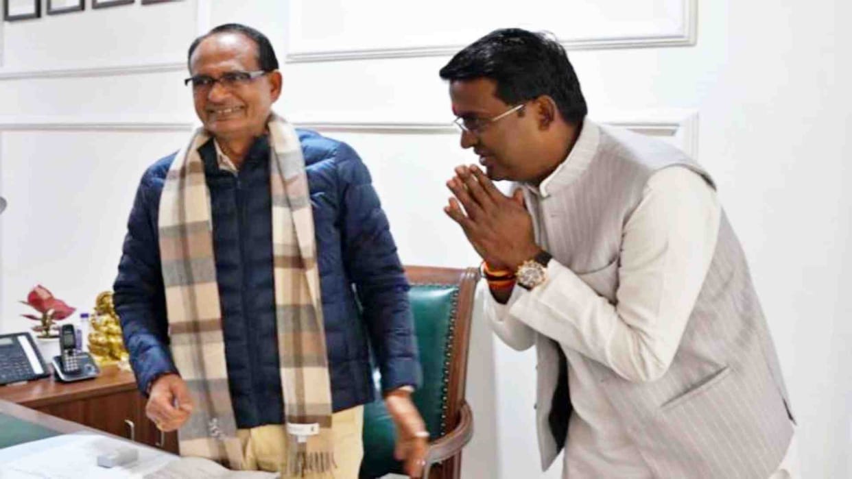 Minister Ahirwar met Shivraj in Bhopal and clarified on the video