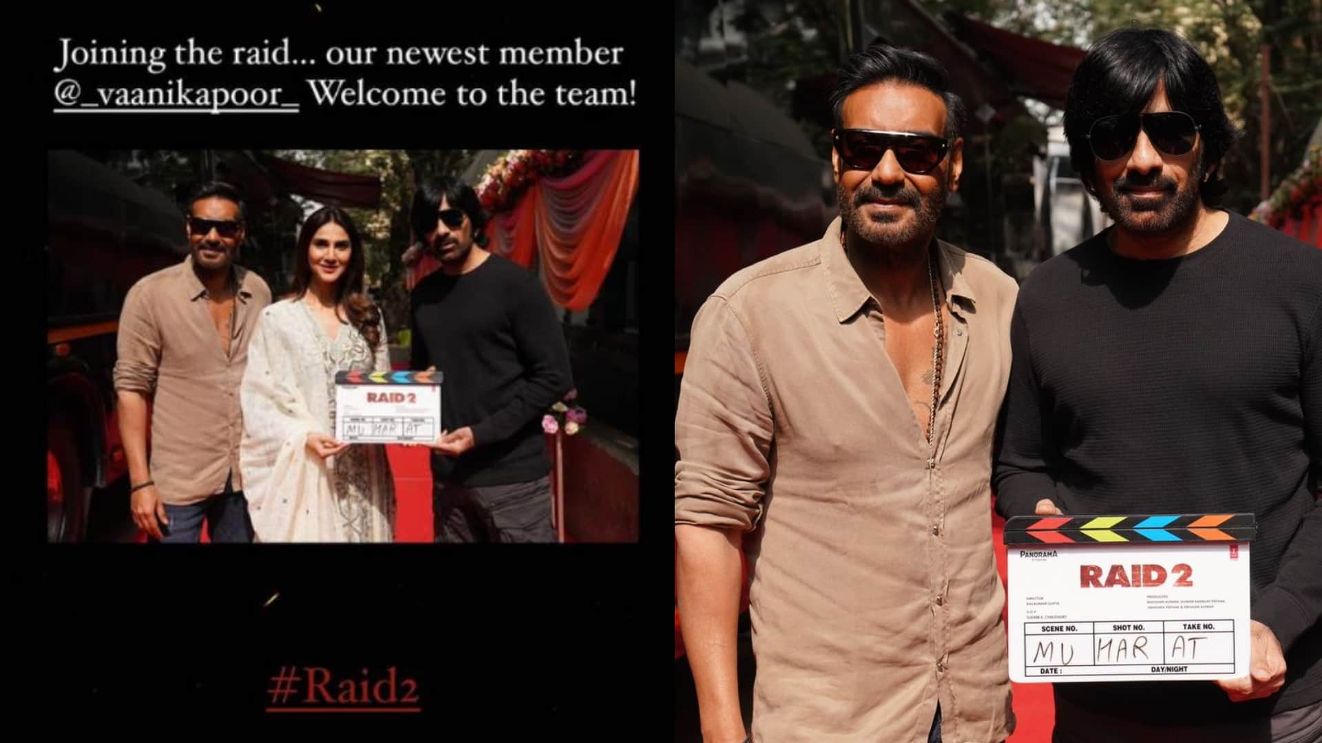Vaani kapoor casted with ajay devgn in Raid 2 replaces Ileana DCruz in Rajkumar Gupta film she starts shooting