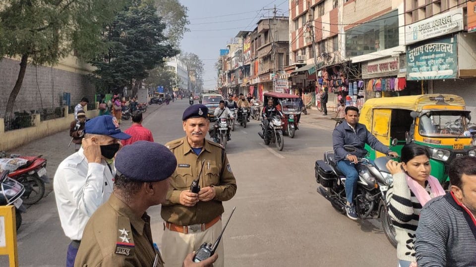 indore new traffic plan rajwada bada ganpati krashnpura chatri