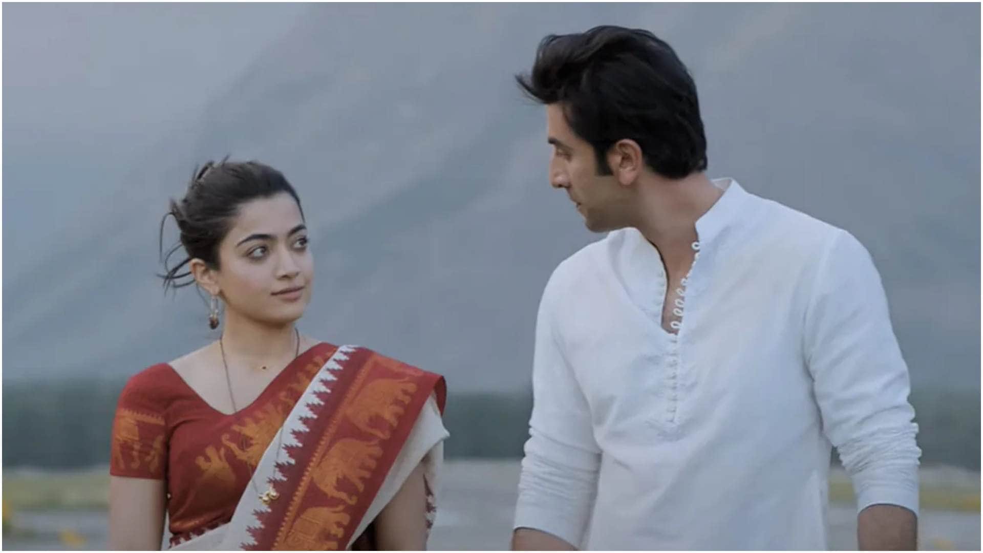 Rashmika Mandanna Ranbir Kapoor Animal wedding sequence in Manali Sharing her experience of shooting in saree