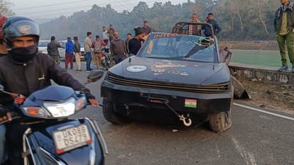 rajaji tiger reserve accident EV company deeply saddened, driver says was forced to speed, overload