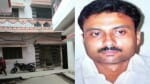 विनोद उपाध्याय के भाई के मकान पर पसरा सन्नाटा।