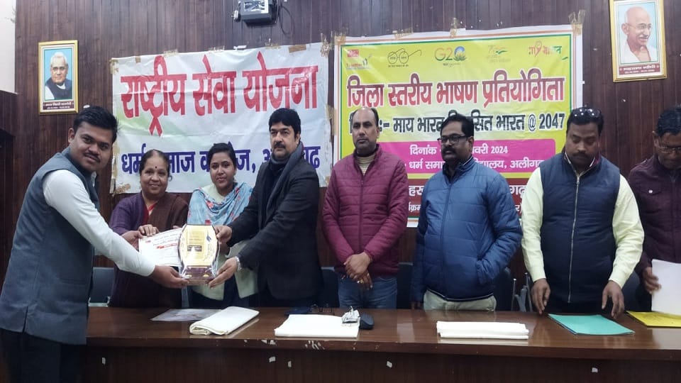 Youth expressed their views through speech