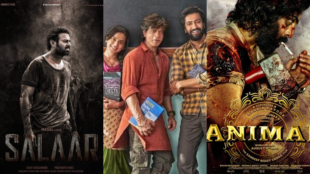 Box Office Collection report Monday Shah Rukh Khan Dunki Prabhas Salaar Animal Total Earnings Till Date