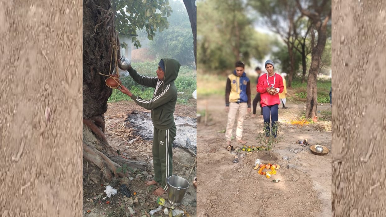 Gonda News: Daughters are fulfilling their son's duty